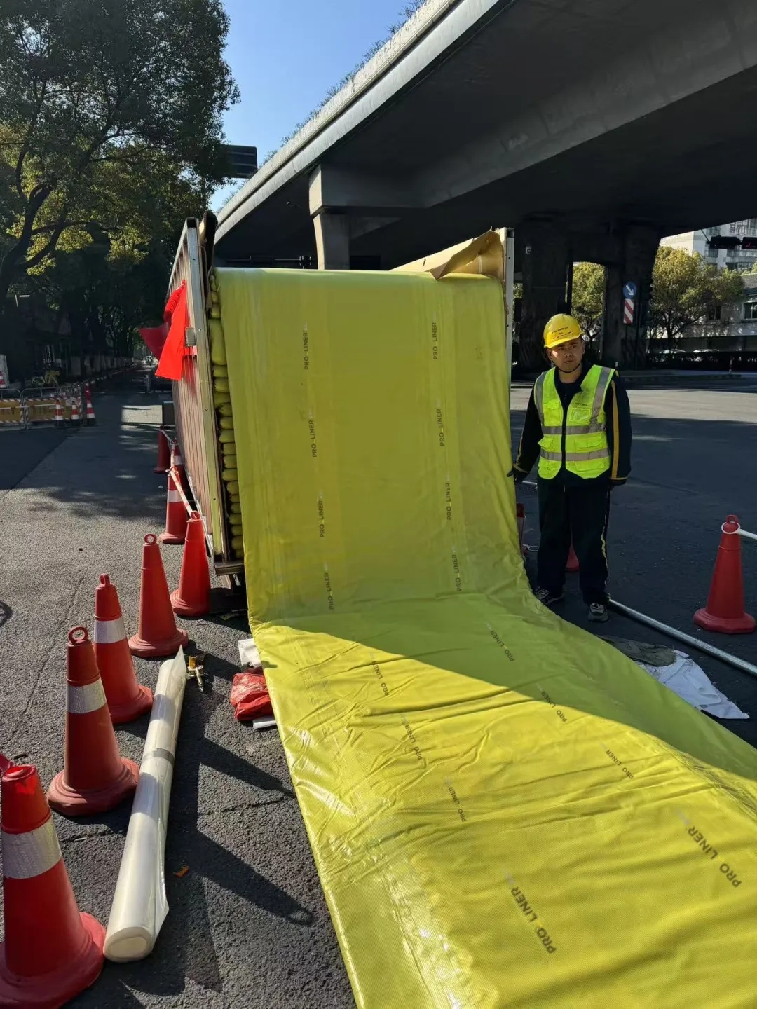 標桿案例丨打響25年第一槍！普洛蘭UV-CIPP材料助力杭州有機更新單段修復(fù)DN1200排水管道260米